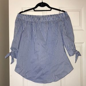 Off the shoulder blouse